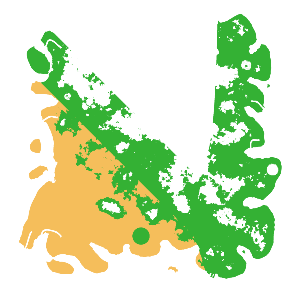 Biome Rust Map: Procedural Map, Size: 4550, Seed: 1999999998