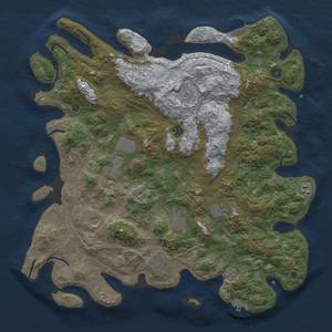 Thumbnail Rust Map: Procedural Map, Size: 4550, Seed: 1999999998, 17 Monuments