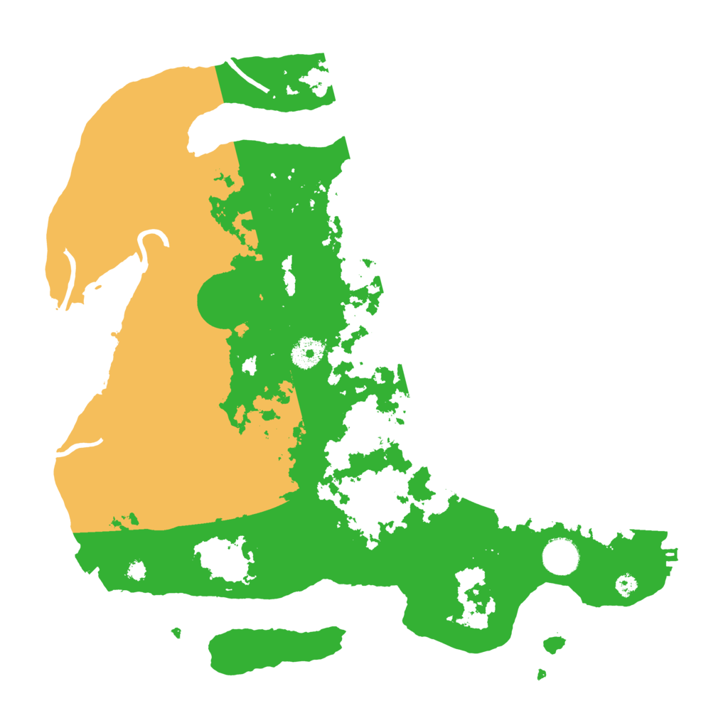 Biome Rust Map: Procedural Map, Size: 3500, Seed: 2006719135