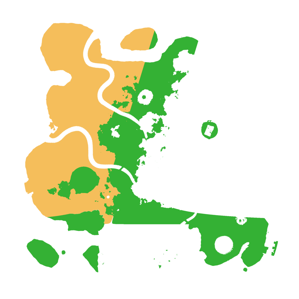 Biome Rust Map: Procedural Map, Size: 3000, Seed: 1269824079