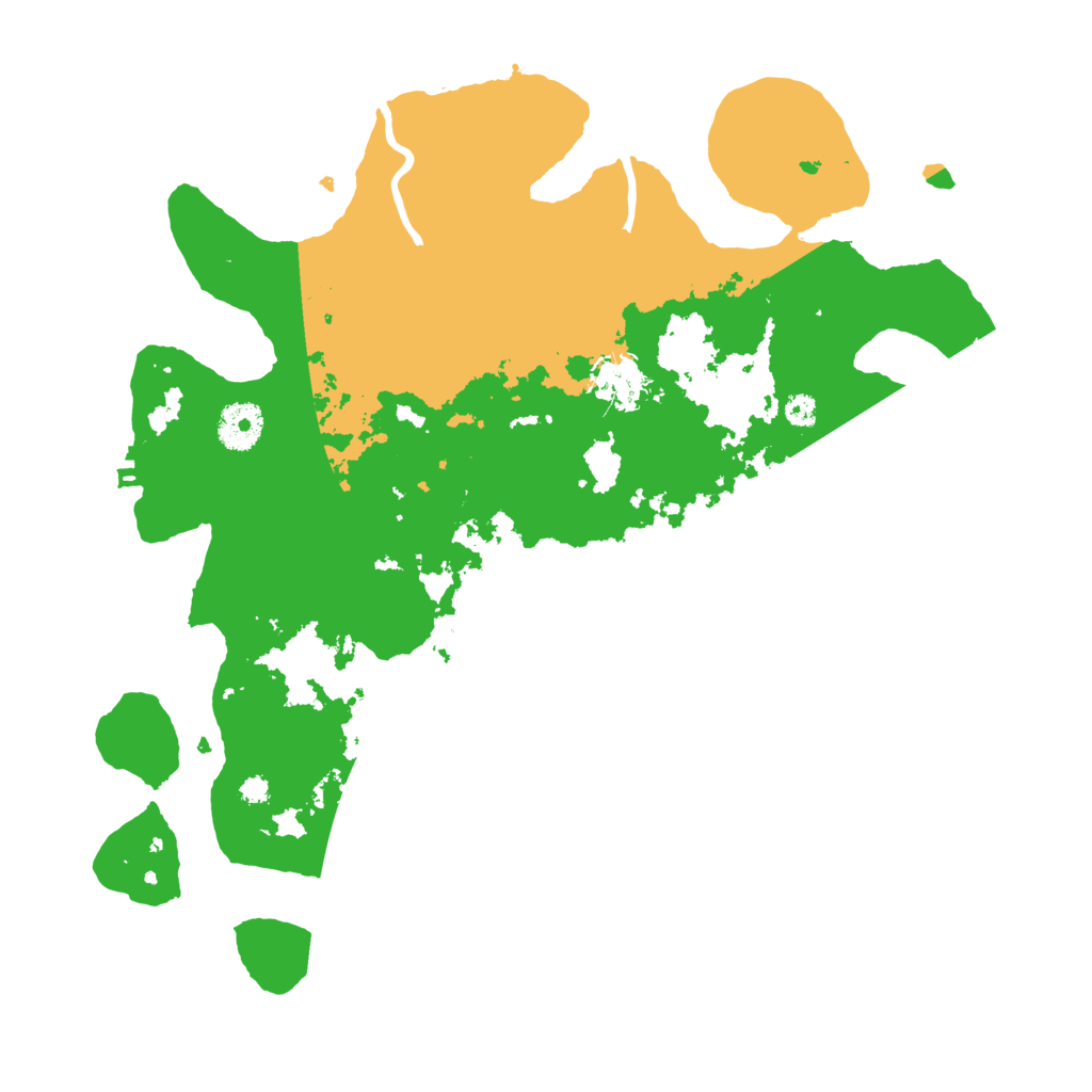 Biome Rust Map: Procedural Map, Size: 3500, Seed: 682453327