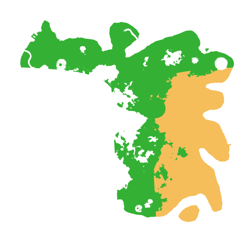 Biome Rust Map: Procedural Map, Size: 3550, Seed: 96576991
