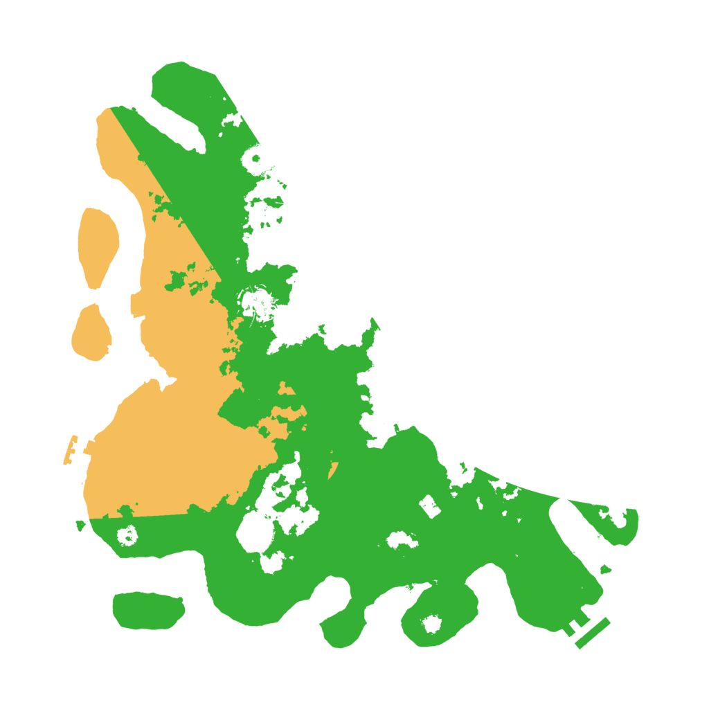 Biome Rust Map: Procedural Map, Size: 3500, Seed: 5112816