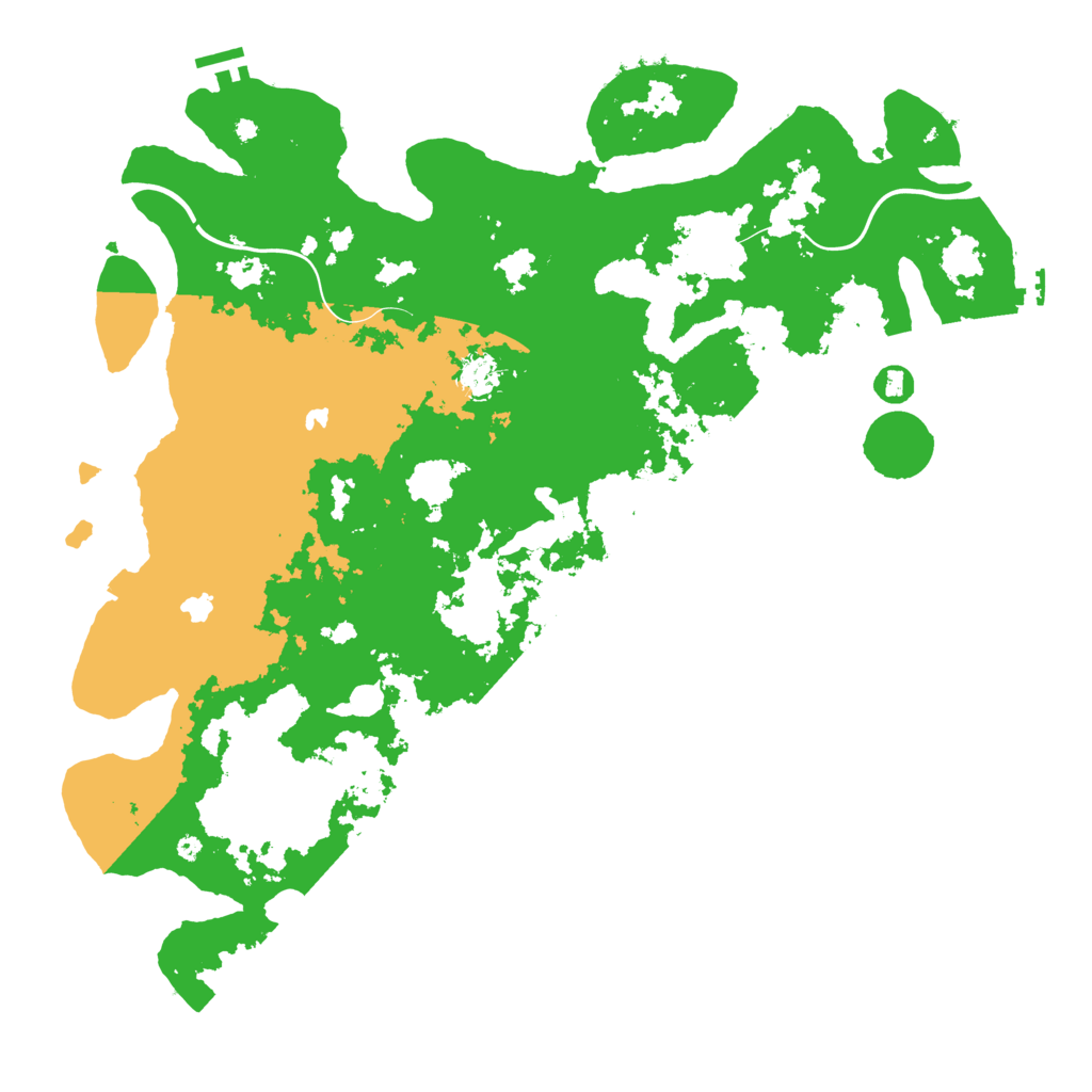 Biome Rust Map: Procedural Map, Size: 4500, Seed: 183580004