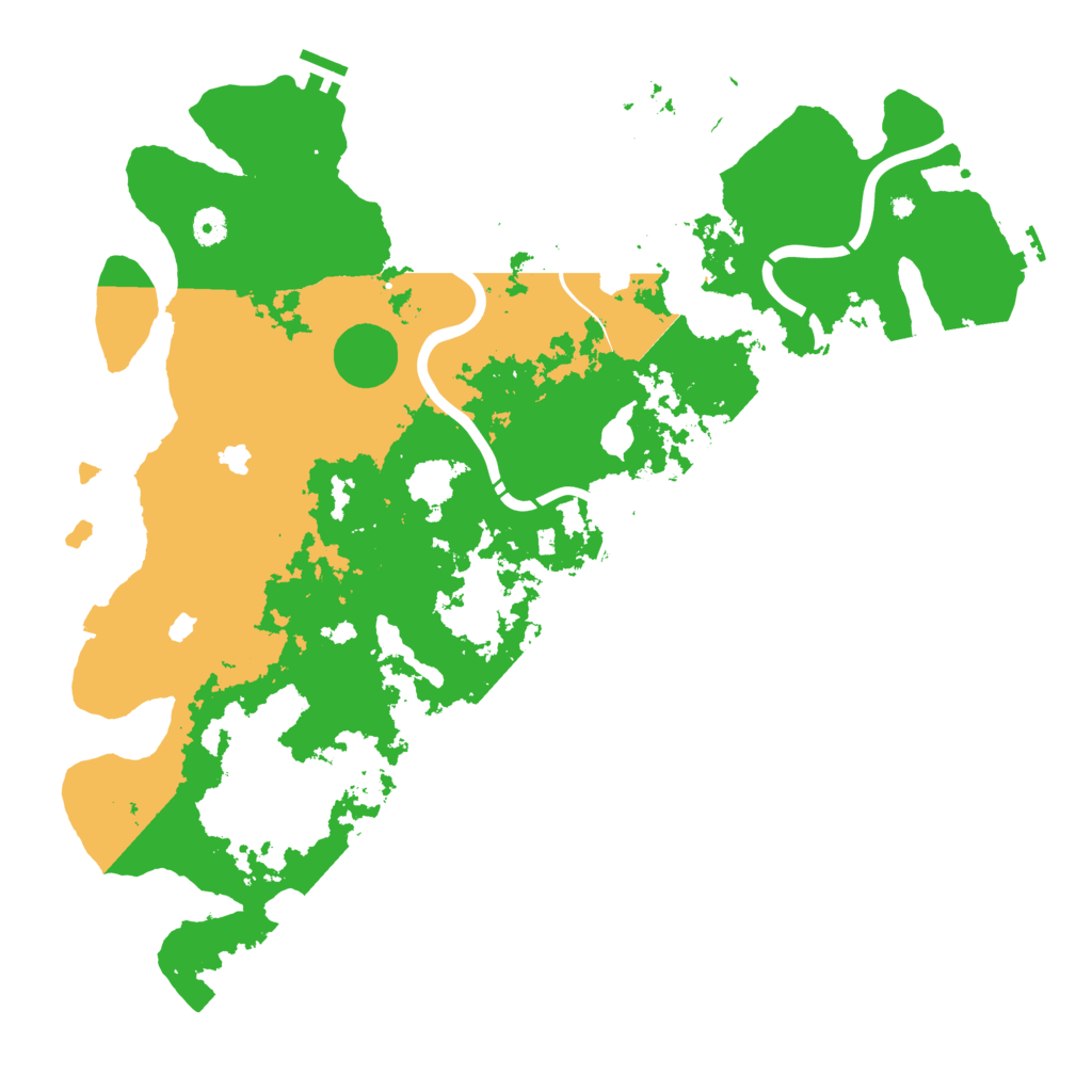 Biome Rust Map: Procedural Map, Size: 4500, Seed: 183580004