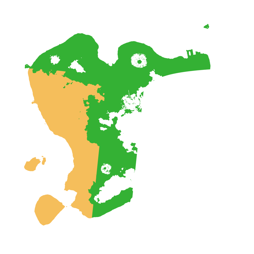 Biome Rust Map: Procedural Map, Size: 2500, Seed: 50032323