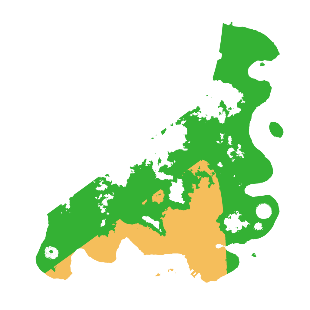 Biome Rust Map: Procedural Map, Size: 3500, Seed: 89647441