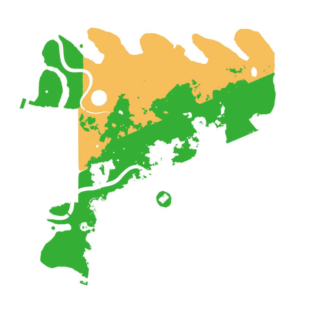 Biome Rust Map: Procedural Map, Size: 3500, Seed: 1868317048
