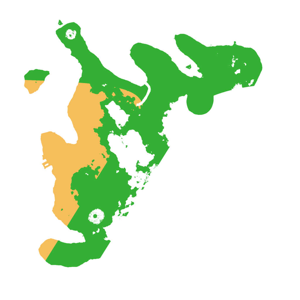 Biome Rust Map: Procedural Map, Size: 3000, Seed: 12311382