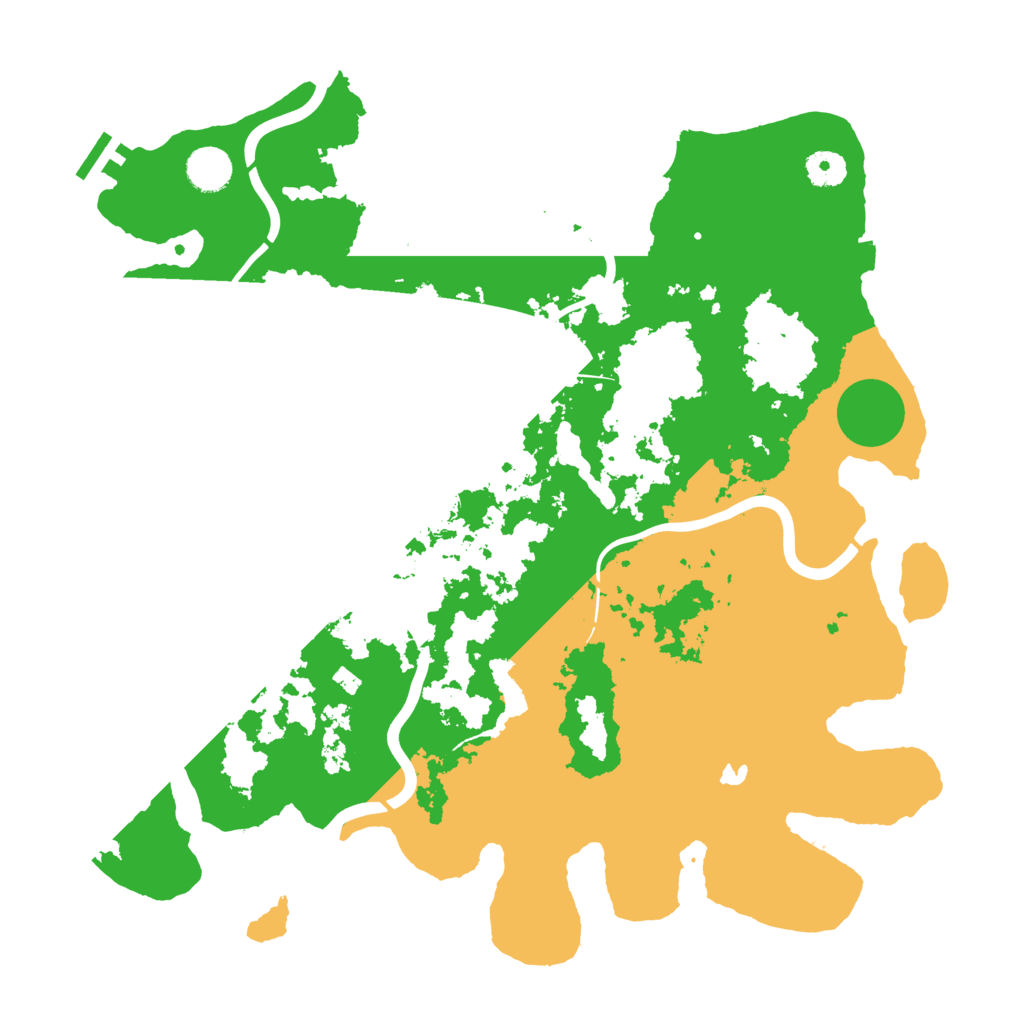 Biome Rust Map: Procedural Map, Size: 4000, Seed: 1430558459