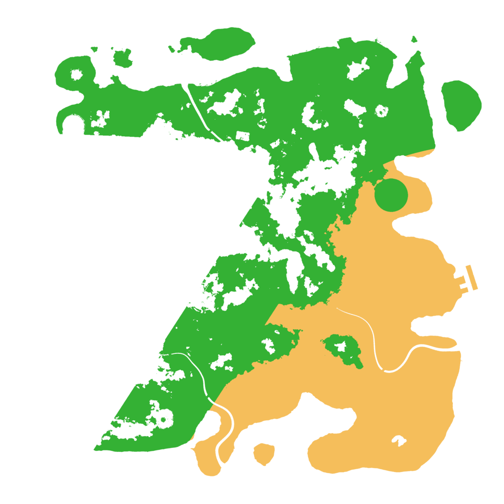 Biome Rust Map: Procedural Map, Size: 4012, Seed: 6
