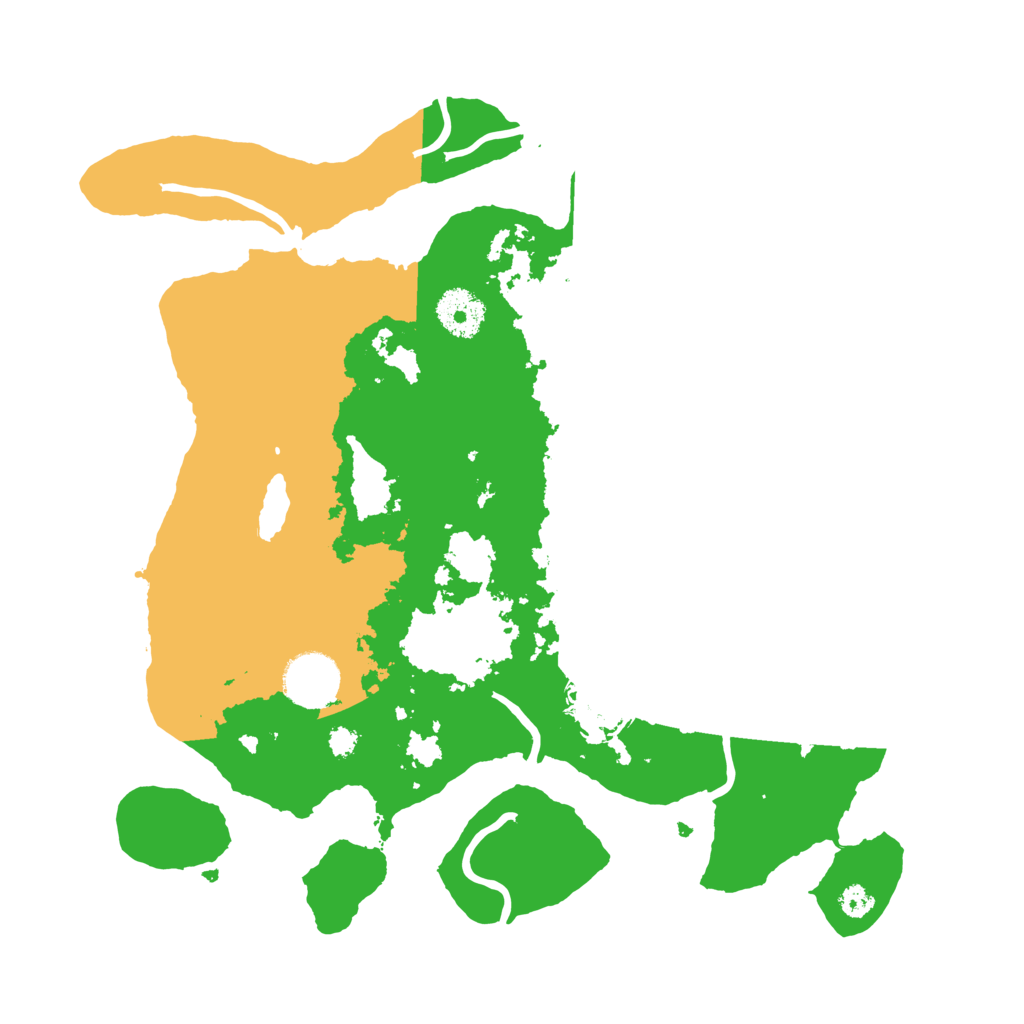 Biome Rust Map: Procedural Map, Size: 3250, Seed: 2500