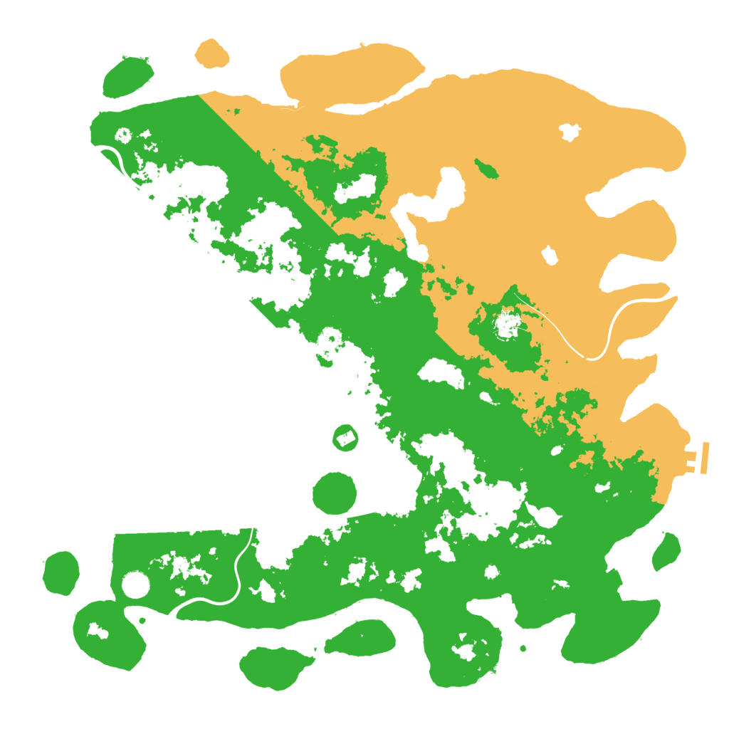 Biome Rust Map: Procedural Map, Size: 4650, Seed: 1034737721
