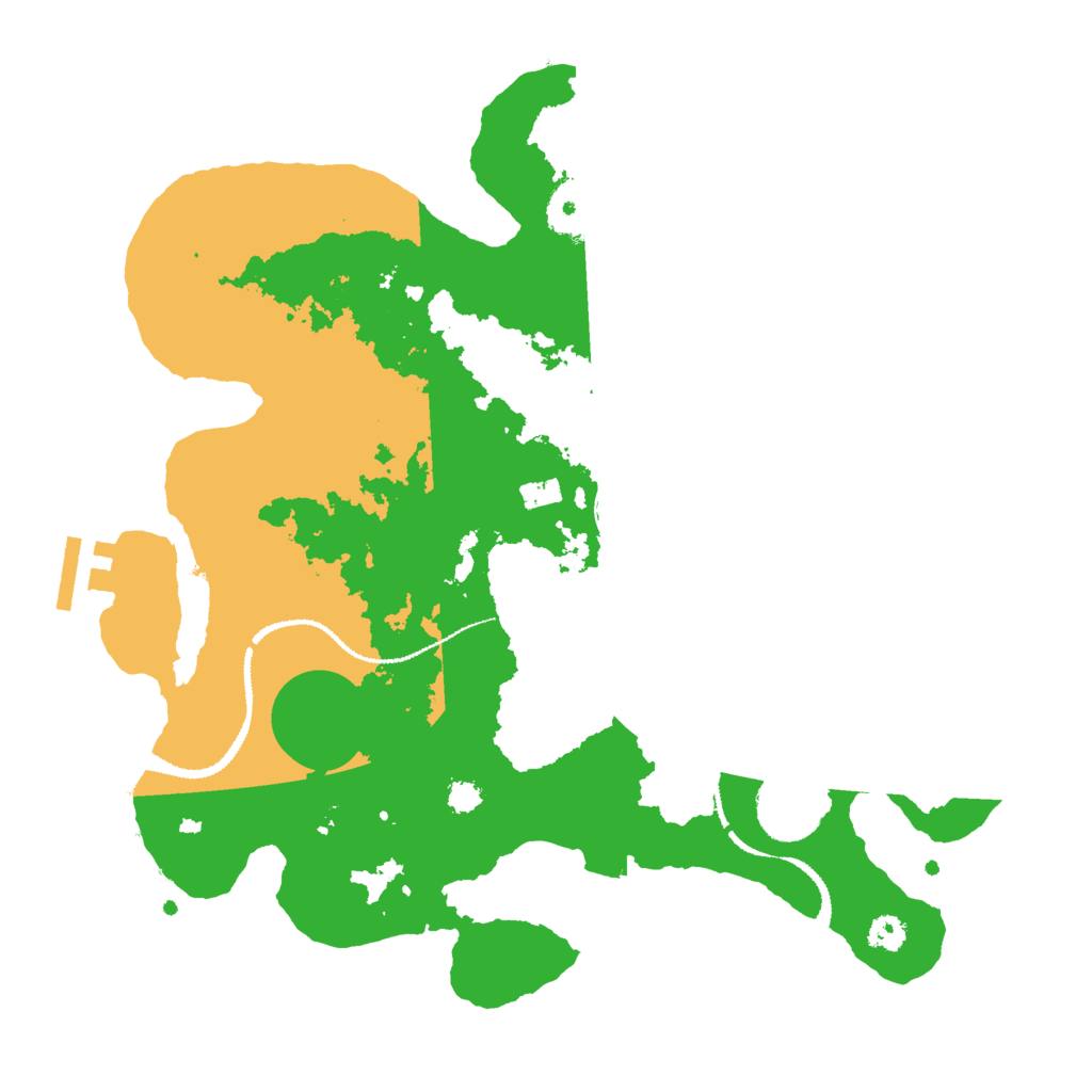 Biome Rust Map: Procedural Map, Size: 3000, Seed: 2122102632