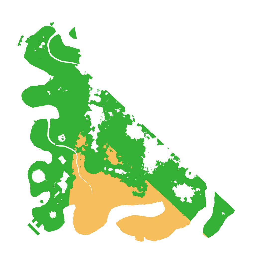 Biome Rust Map: Procedural Map, Size: 3500, Seed: 3250