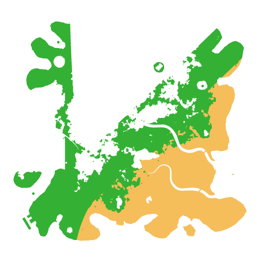Biome Rust Map: Procedural Map, Size: 4000, Seed: 16487
