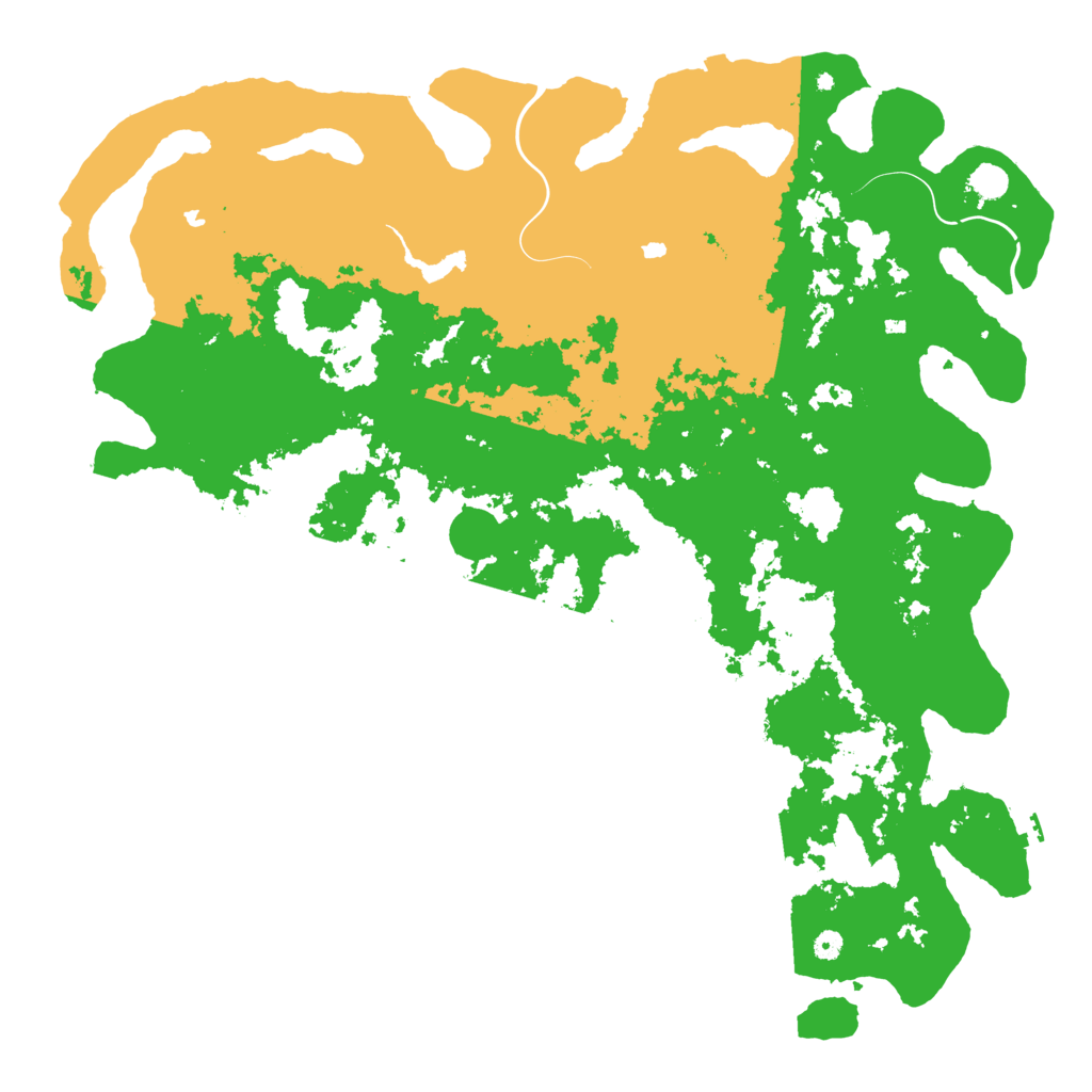 Biome Rust Map: Procedural Map, Size: 5620, Seed: 2147483647