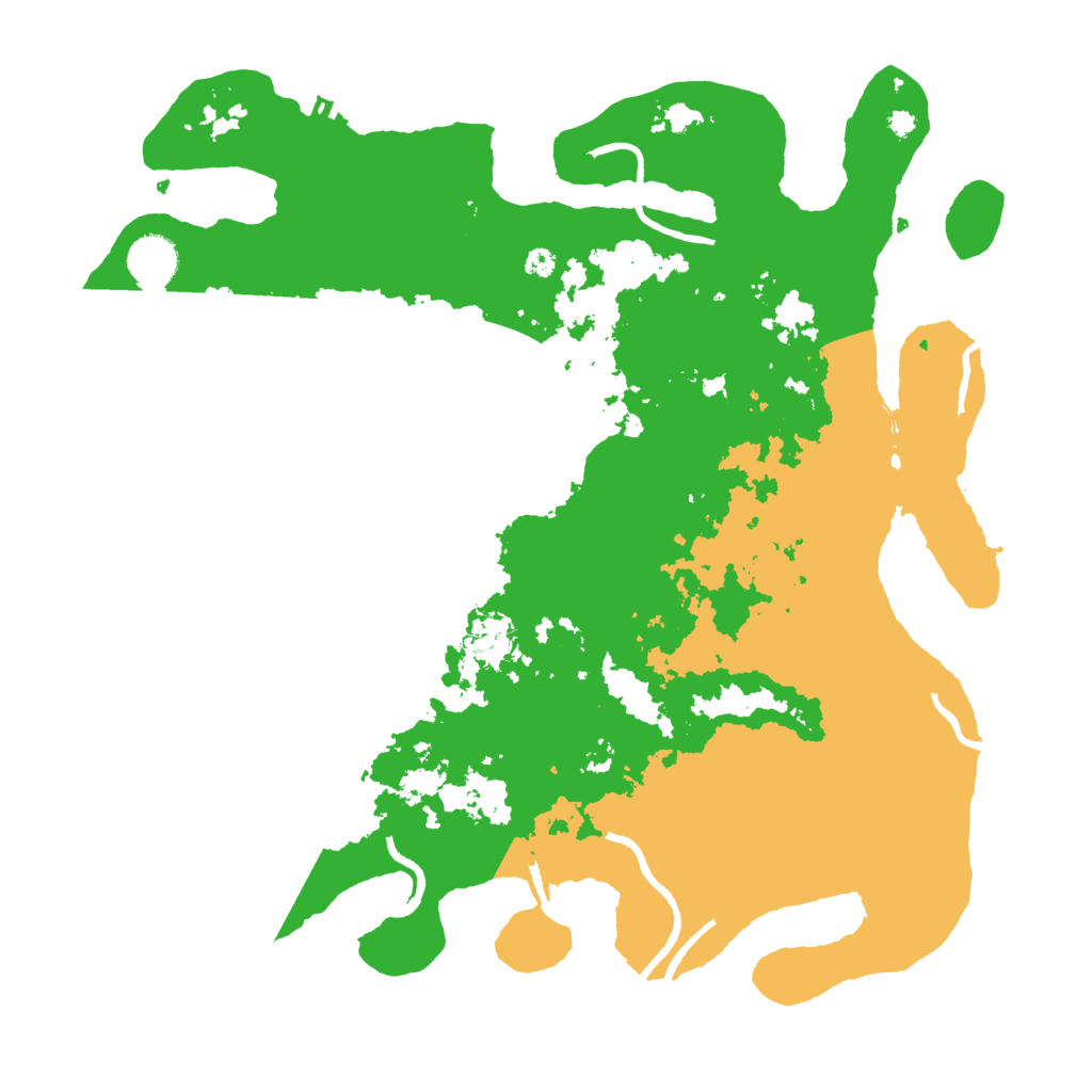 Biome Rust Map: Procedural Map, Size: 3800, Seed: 89128