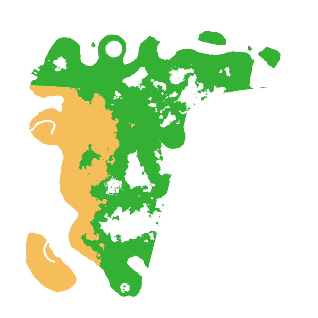 Biome Rust Map: Procedural Map, Size: 3400, Seed: 677101