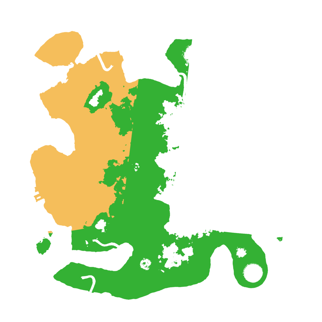 Biome Rust Map: Procedural Map, Size: 3000, Seed: 102180144