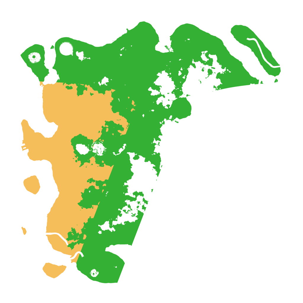 Biome Rust Map: Procedural Map, Size: 4000, Seed: 185933478