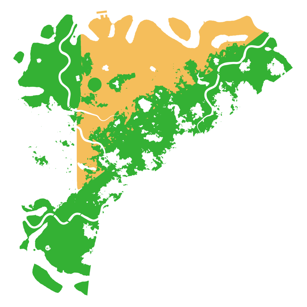 Biome Rust Map: Procedural Map, Size: 6000, Seed: 682086