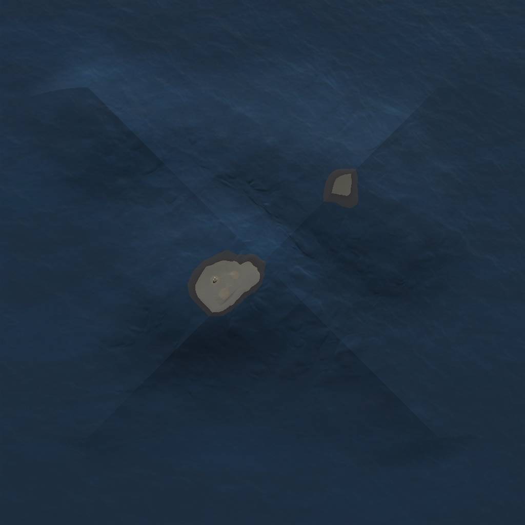 Rust Map: Procedural Map, Size: 1000, Seed: 740876, 3 Monuments