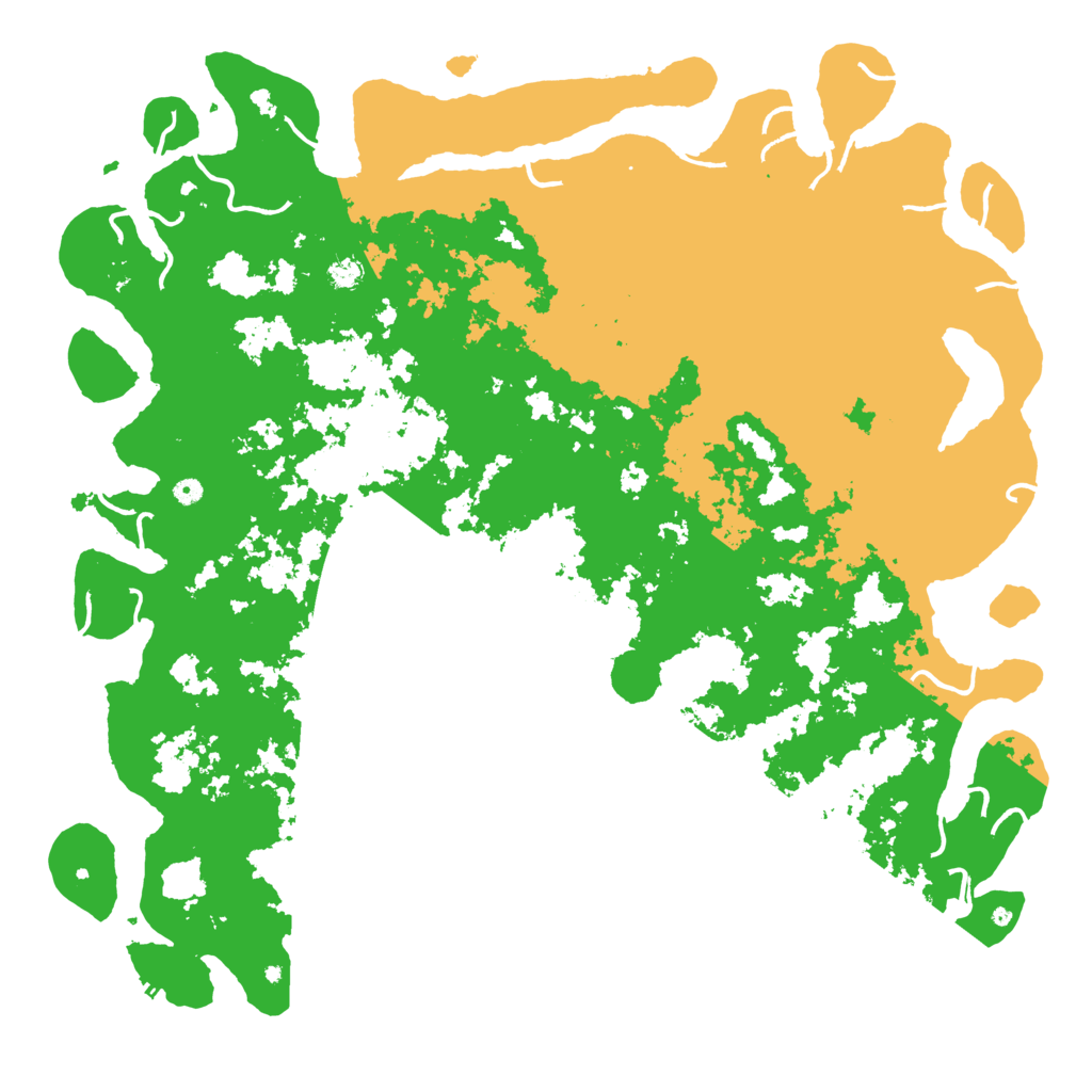 Biome Rust Map: Procedural Map, Size: 6000, Seed: 3751