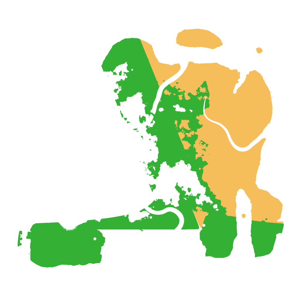 Biome Rust Map: Procedural Map, Size: 3000, Seed: 1649352