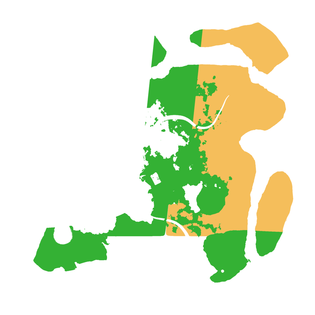 Biome Rust Map: Procedural Map, Size: 3000, Seed: 1418422921