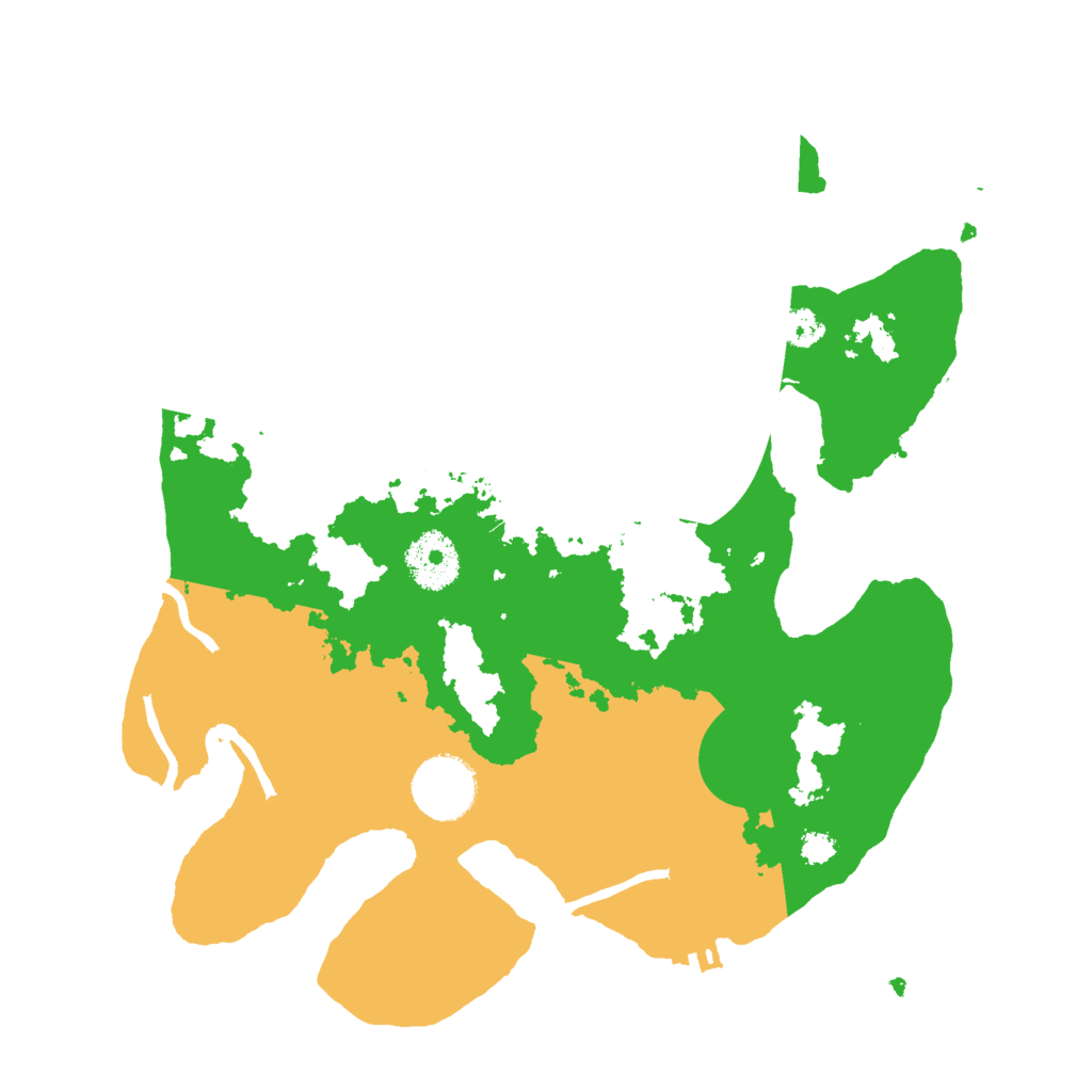 Biome Rust Map: Procedural Map, Size: 3000, Seed: 58997630