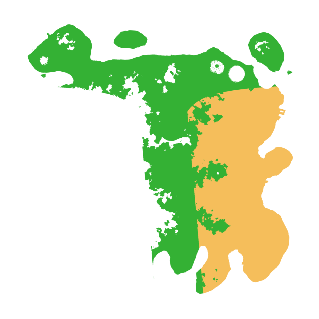 Biome Rust Map: Procedural Map, Size: 3500, Seed: 986765