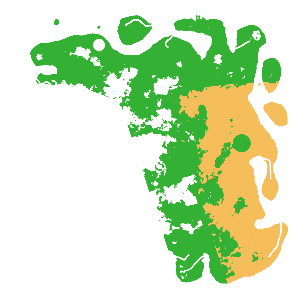 Biome Rust Map: Procedural Map, Size: 4500, Seed: 123121