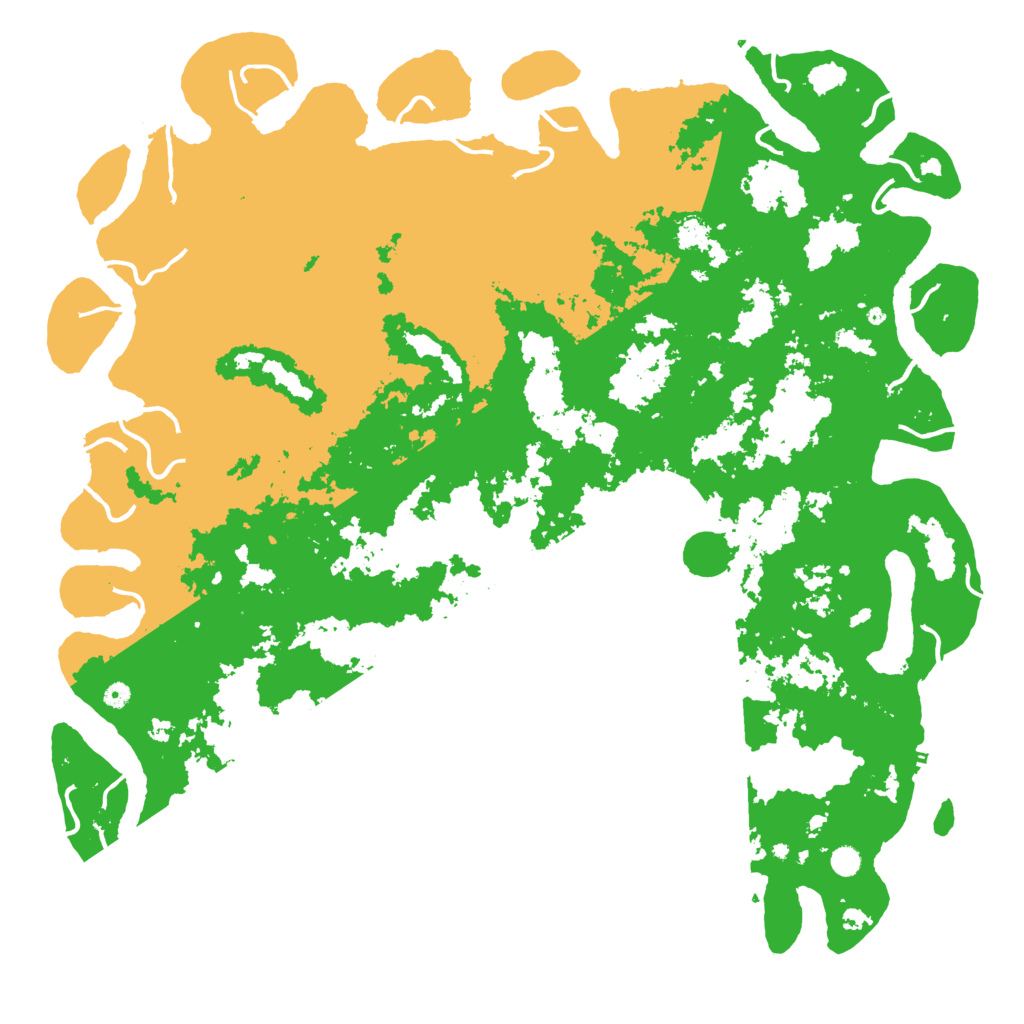 Biome Rust Map: Procedural Map, Size: 6000, Seed: 257452