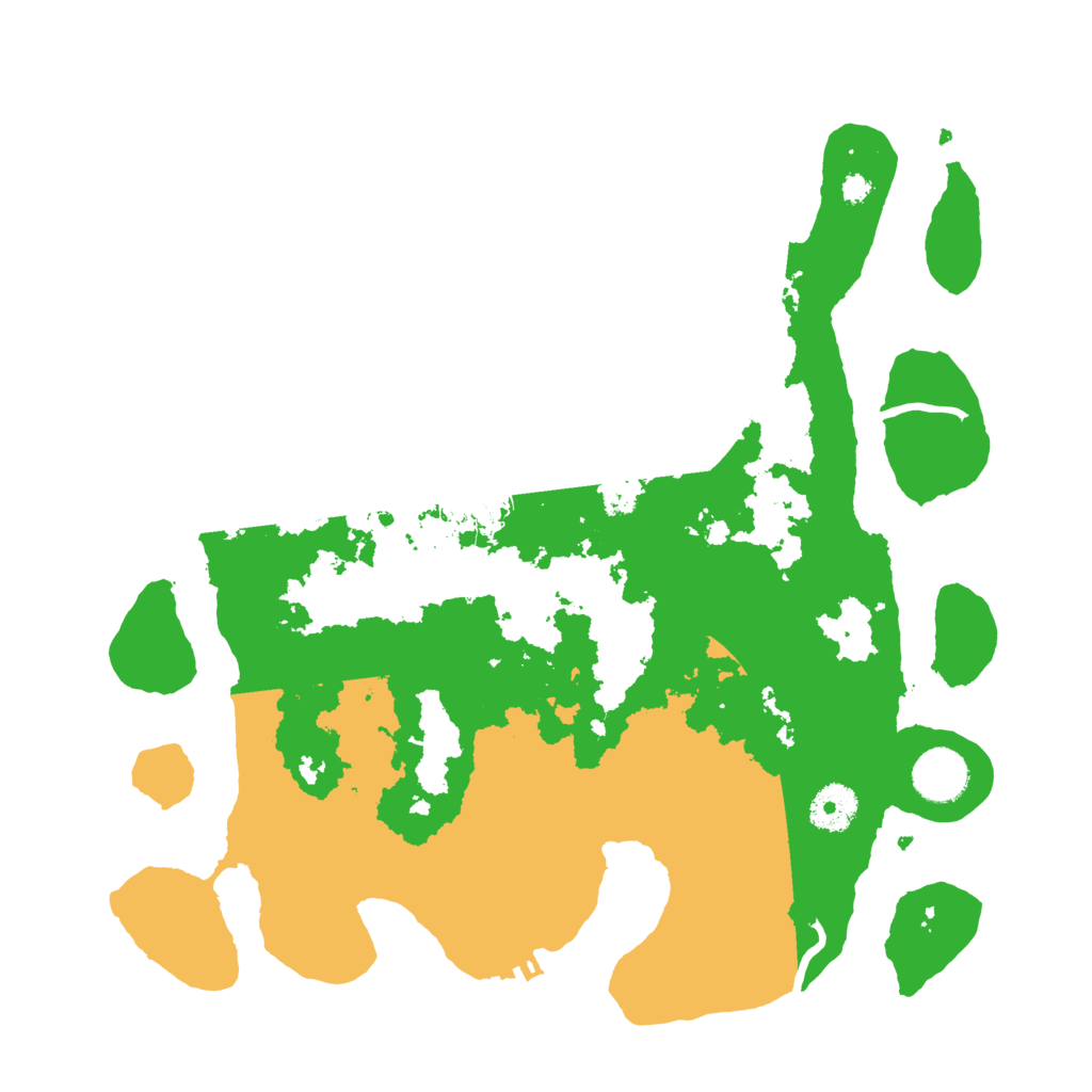 Biome Rust Map: Procedural Map, Size: 3500, Seed: 237237