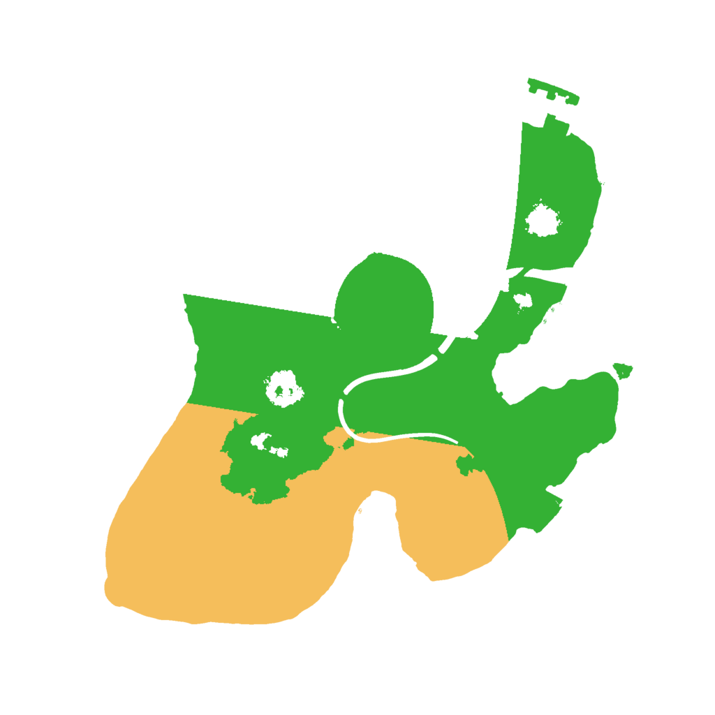 Biome Rust Map: Procedural Map, Size: 2000, Seed: 9456538
