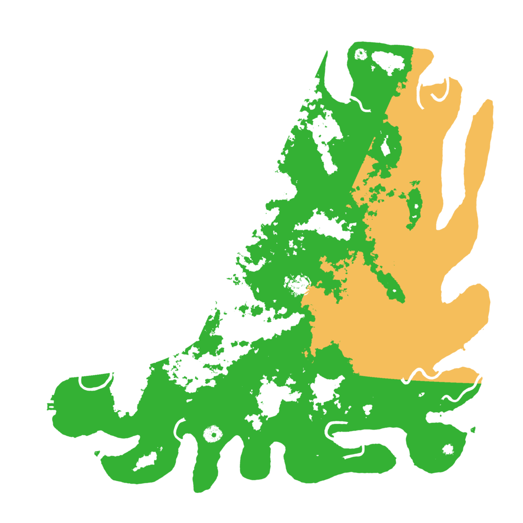 Biome Rust Map: Procedural Map, Size: 4500, Seed: 1888039274