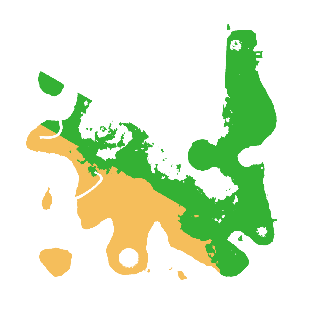 Biome Rust Map: Procedural Map, Size: 2800, Seed: 65668401