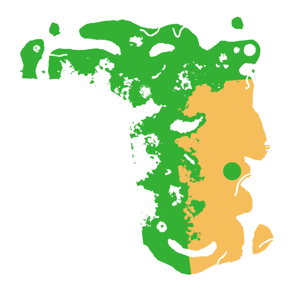 Biome Rust Map: Procedural Map, Size: 4300, Seed: 658247