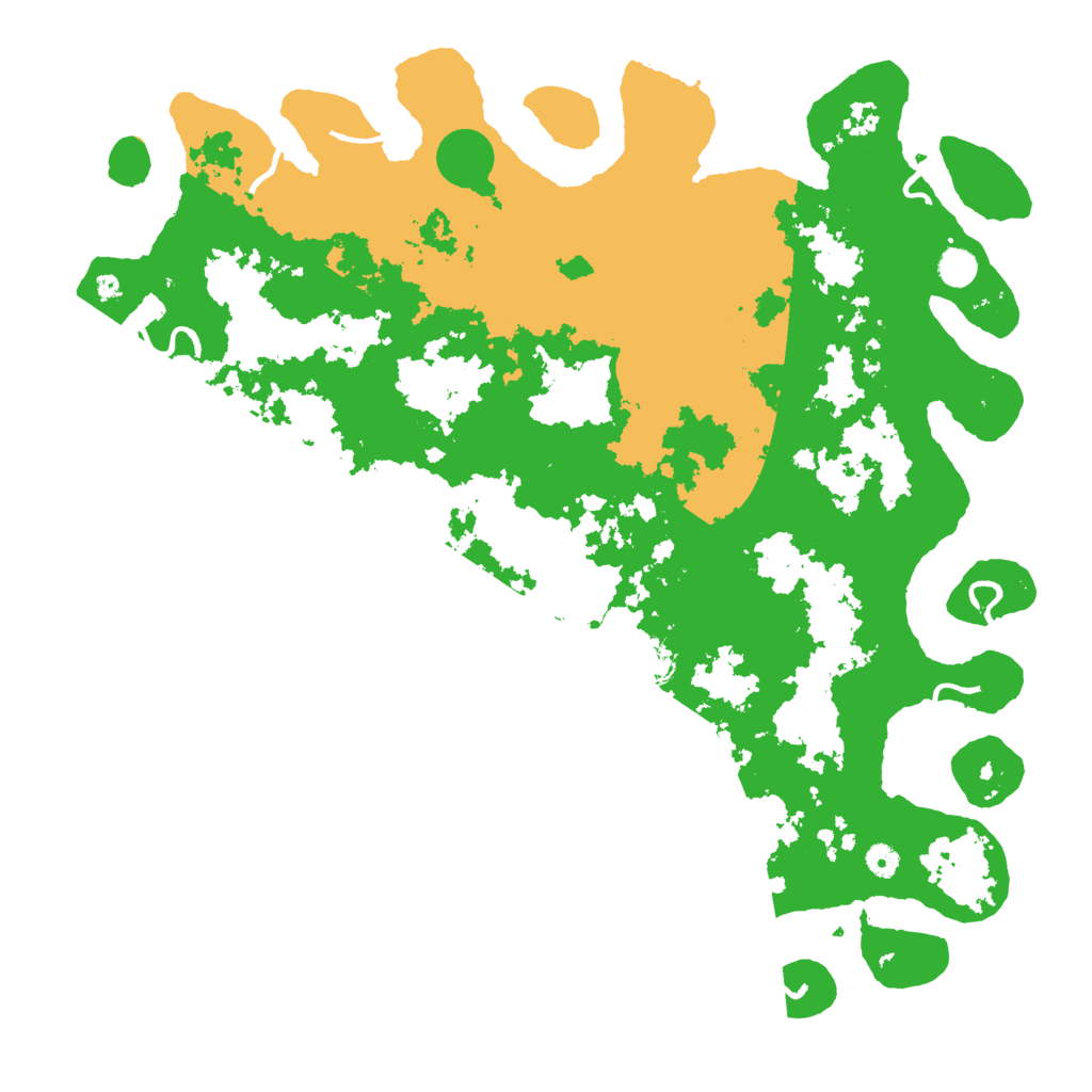 Biome Rust Map: Procedural Map, Size: 5000, Seed: 96329214