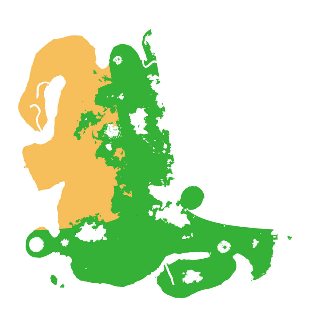 Biome Rust Map: Procedural Map, Size: 3800, Seed: 8128