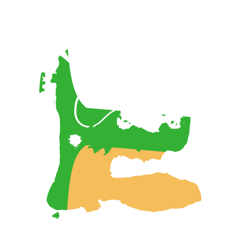 Biome Rust Map: Procedural Map, Size: 1850, Seed: 1169514706