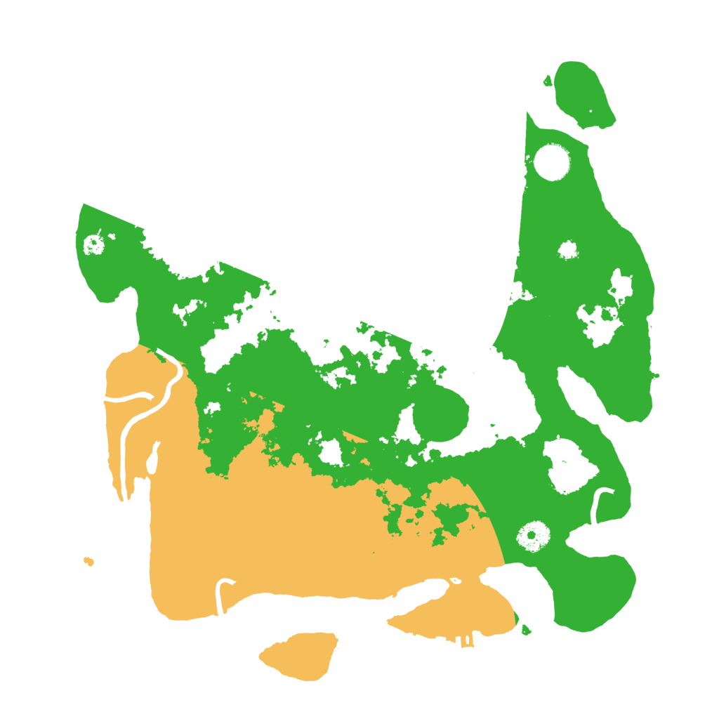 Biome Rust Map: Procedural Map, Size: 3500, Seed: 1666309406