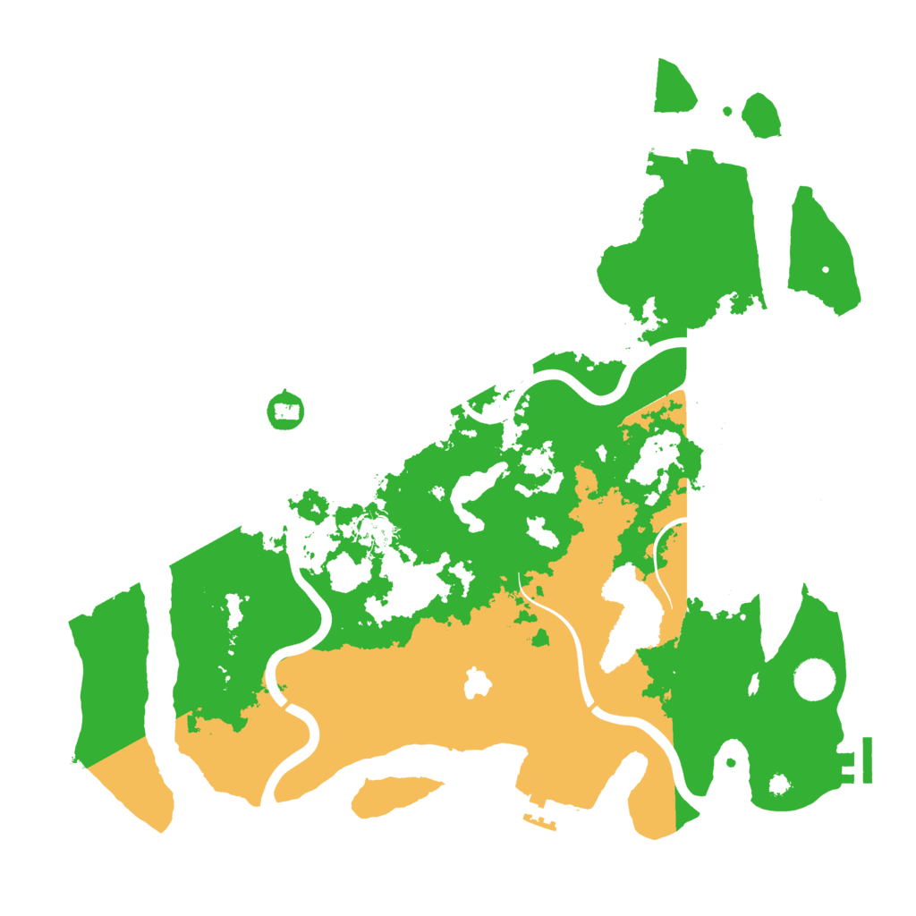 Biome Rust Map: Procedural Map, Size: 4000, Seed: 74371434