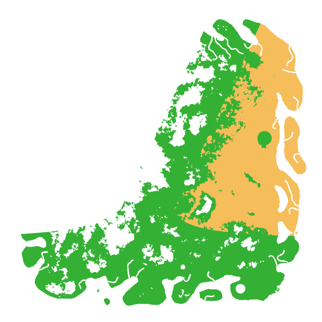 Biome Rust Map: Procedural Map, Size: 6000, Seed: 177675301