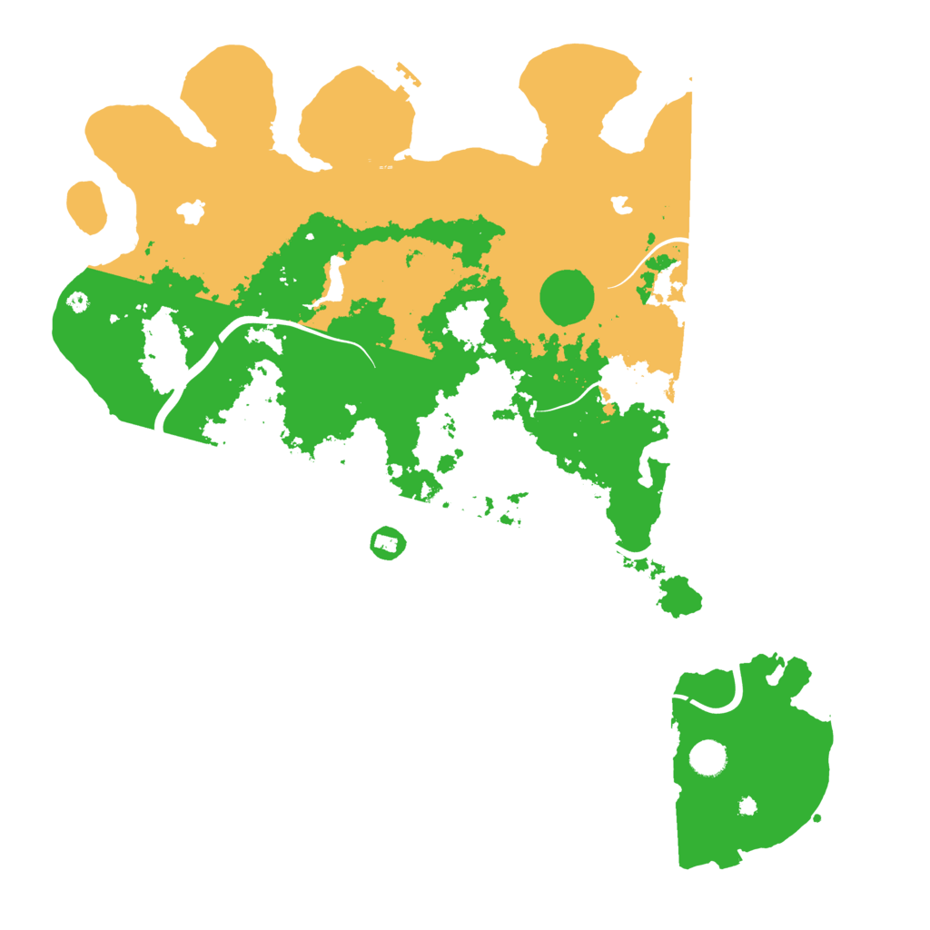 Biome Rust Map: Procedural Map, Size: 4500, Seed: 1293803055