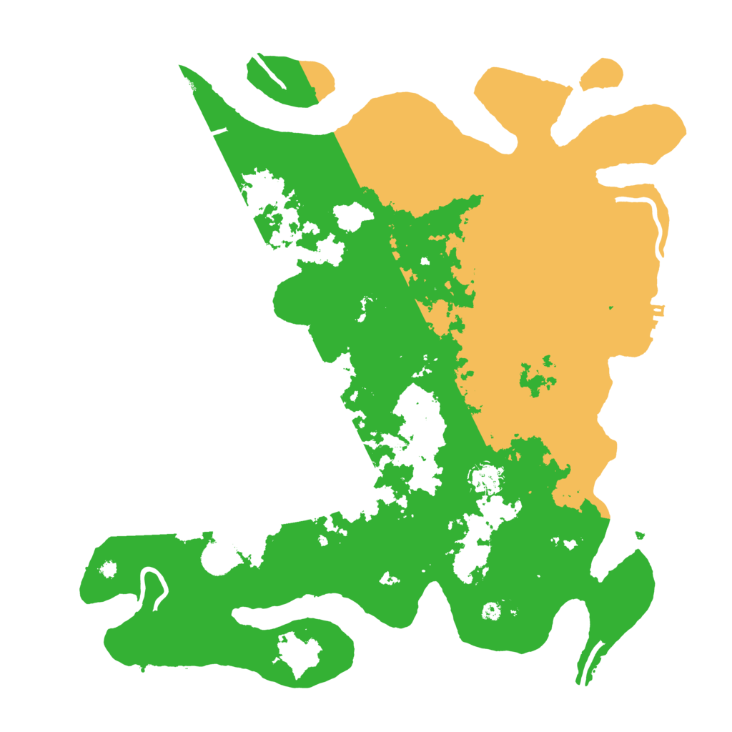 Biome Rust Map: Procedural Map, Size: 4000, Seed: 13363