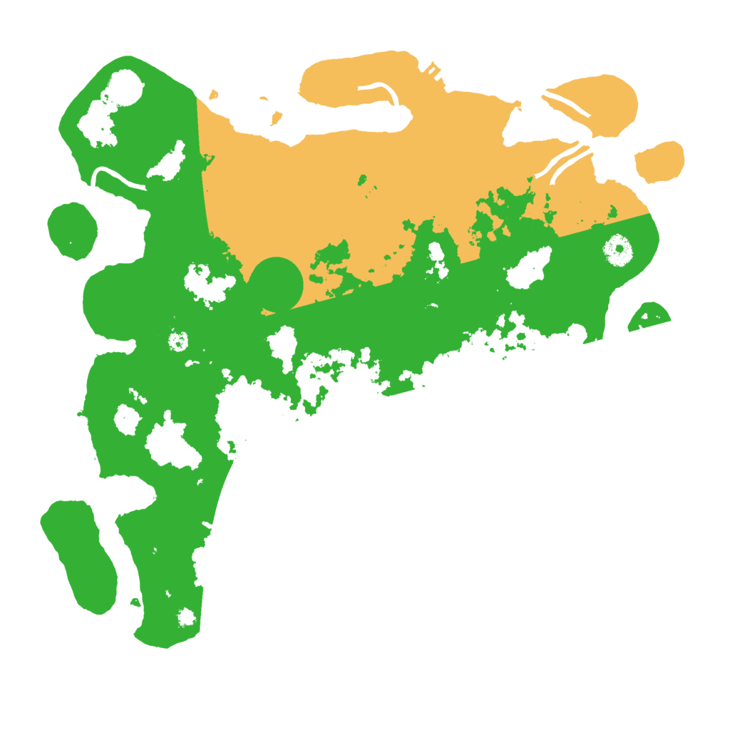 Biome Rust Map: Procedural Map, Size: 3700, Seed: 12594878