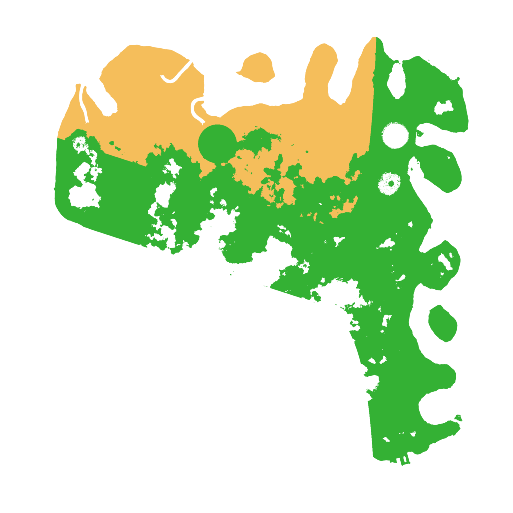 Biome Rust Map: Procedural Map, Size: 3500, Seed: 601089077