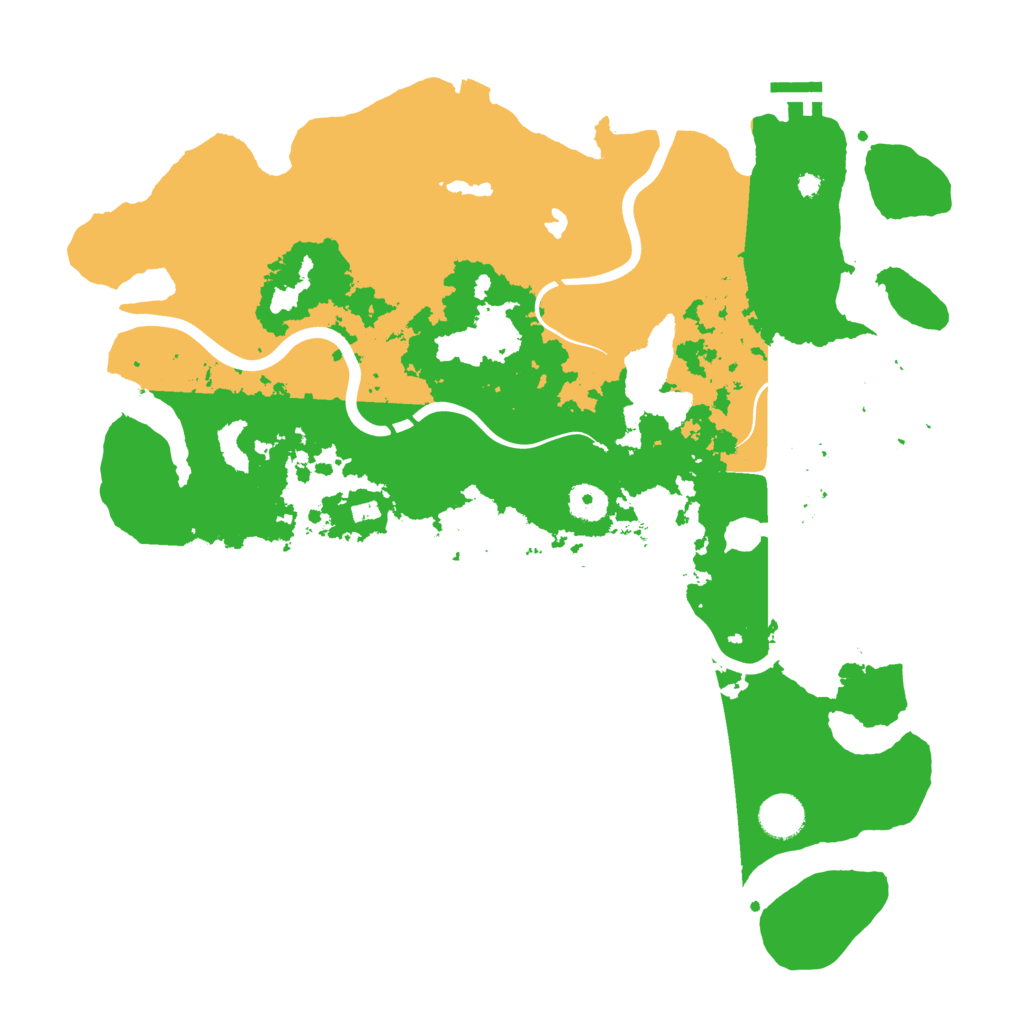 Biome Rust Map: Procedural Map, Size: 4000, Seed: 1648192175